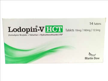 Picture of Lodopin v Hct 10/160/12.5mg 14x1s