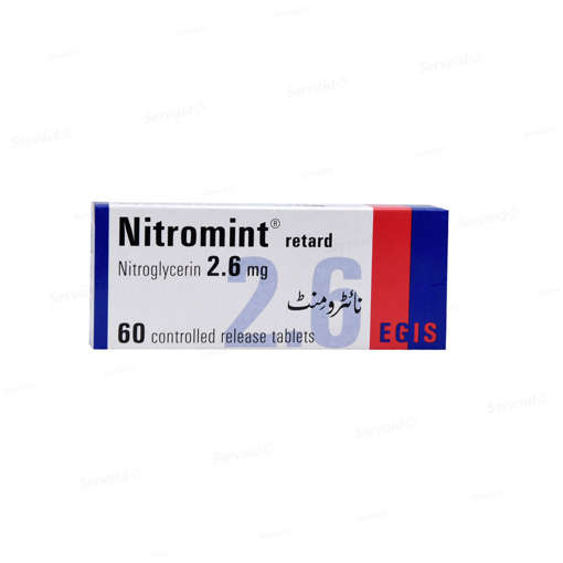 Picture of Nitromint Retard 2.6mg Tab 10x6s