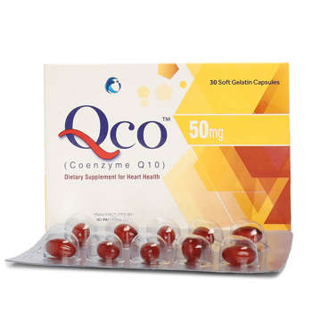 Picture of Qco 50mg Softgels 10x3s