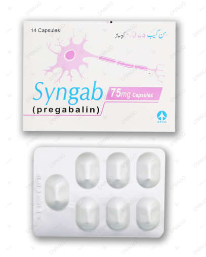 Picture of Syngab 75mg Cap 7x2s