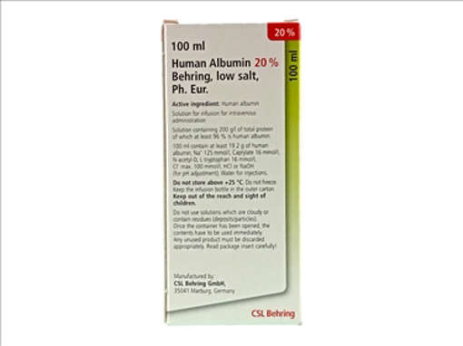 Picture of Human Albumin 20% 100ml inj imp