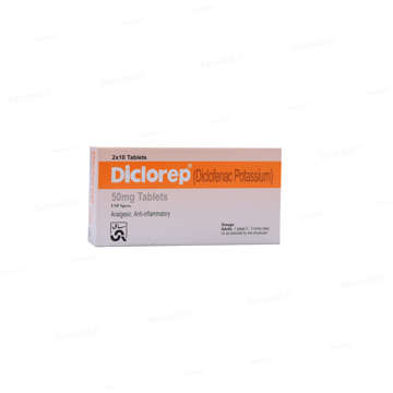 Picture of Diclorep 50mg Tab 10x2s