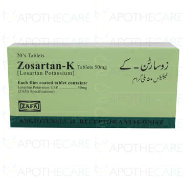 Picture of Zosartan K 50mg Tab 20x1s