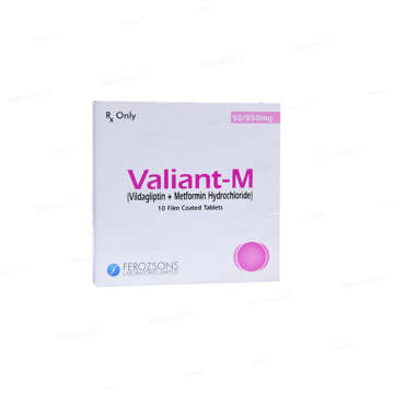 Picture of Valiant-m 50/850mg Tab 10x1