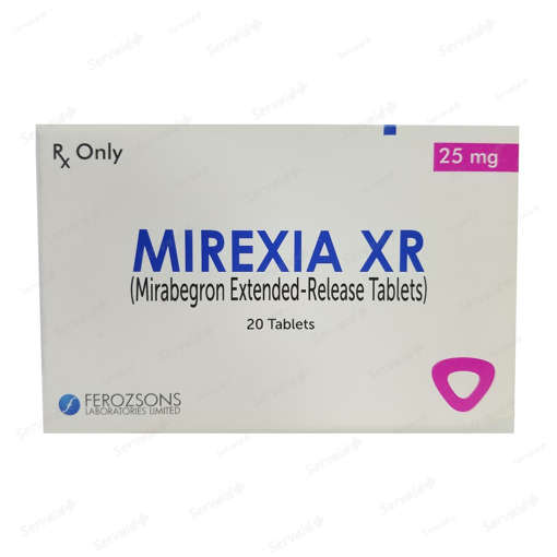 Picture of Mirexia XR 25mg tab 20x1