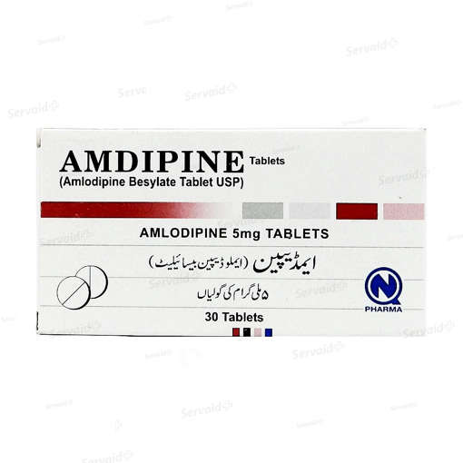 Picture of Amdipine 5mg Tab 30x1s