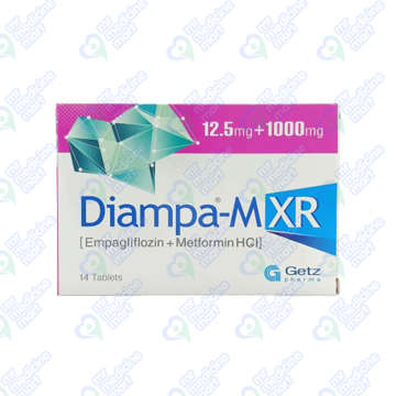 Picture of Diampa M XR 12.5/1000mg Tab 14x1s