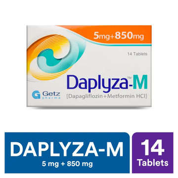 Picture of Daplyza M 5+850mg Tab 7x2s