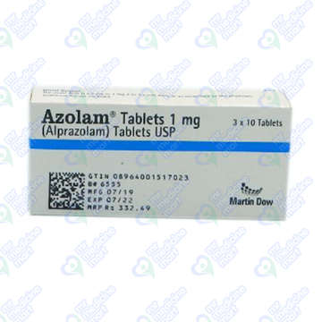 Picture of Azolam 1mg Tab 10x3s