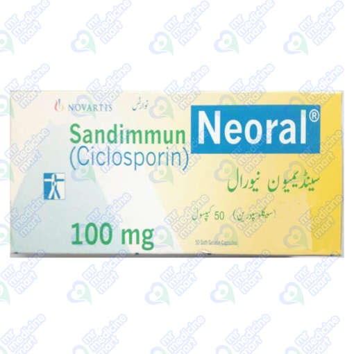 Picture of Neoral 100mg Cap 1x50s