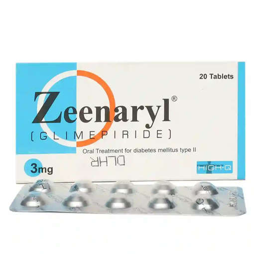 Picture of Zeenaryl 3mg Tab 10x2s
