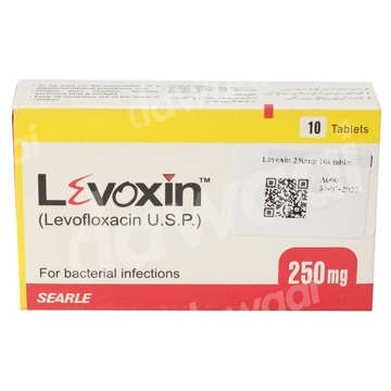 Picture of Levoxin 250mg Tab 1x10s