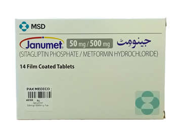 Picture of Janumet 50mg/500mg Tab 7x2s