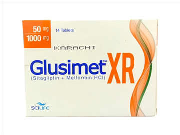 Picture of Glusimet Xr 50/1000mg Tab 14x1s