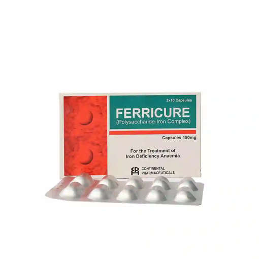 Picture of Ferricure 150mg Cap 30x1s