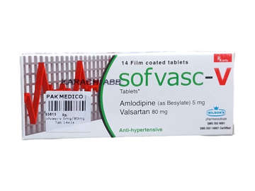 Picture of Sofvasc-v 5mg/80mg Tab 14x1s