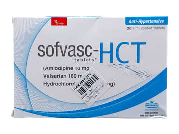 Picture of Sofvasc Hct 10/160/12.5mg Tab 28x1s