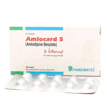 Picture of Amlocard 5mg Tab 10x3s