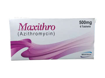 Picture of Maxithro 500mg Tab 6x1s