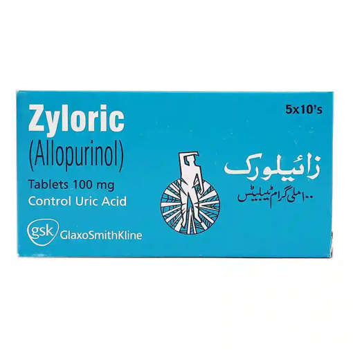 Picture of Zyloric 100mg Tab 10x5s
