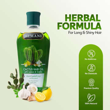 Picture of Hemani Hair Oil 200ml Cactus