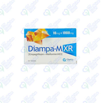 Picture of Diampa M XR 10/1000mg Tab 14x1s