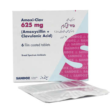 Picture of Amoxi Clav 625mg Tab 6x1s