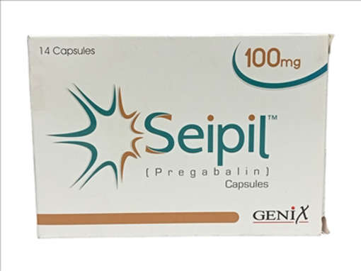 Picture of Seipil 100mg Caps 14x1s