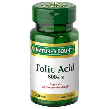 Picture of Nb Folic Acid 800mcg Tab 250s