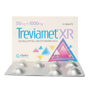 Picture of Treviamet Xr 50/1000mg Tab 7x2s