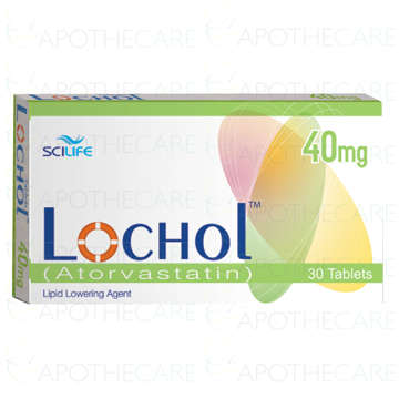 Picture of Lochol 40mg Tab 15x1s