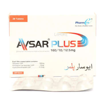 Picture of Avsar Plus 160/10/12.5mg Tab 7x4s