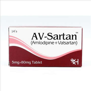 Picture of Av Sartan 5/80mg Tab 14x1s