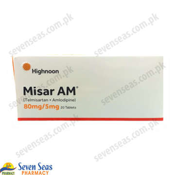 Picture of Misar Am 80/5mg Tab 10x2s
