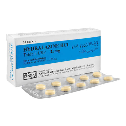 Picture of Hydralazine Hcl 25mg Tab 10x2s