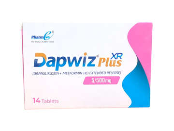 Picture of Dapwiz Plus Xr 5/500mg 14x1s