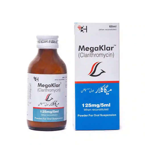 Picture of Megaklar 125mg 60ml Syp