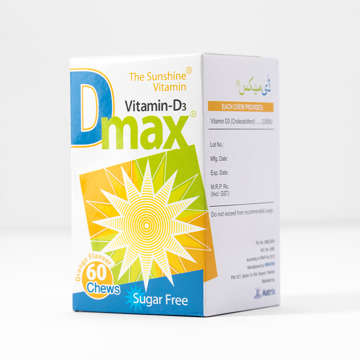 Picture of D Max Vitamin D3 Tab 60x1s