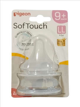 Picture of Pigeon Softouch 9+M Nipple 2pcs 