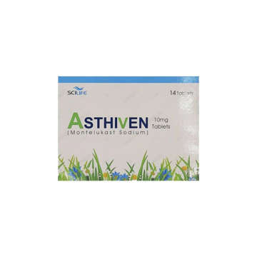 Picture of Asthiven 10mg Tab 14x1s
