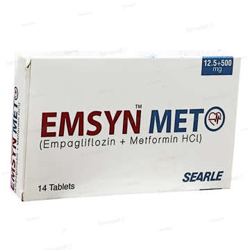 Picture of Emsyn Met 12.5/500mg Tab 7x2s