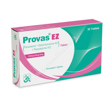 Picture of Provas EZ 325mg/25mg/5mg 1x30s