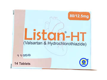 Picture of Listan Ht 80mg+12.5mg Tab 14x1s