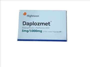 Picture of Daplozmet 5/1000mg Tab 14x1s
