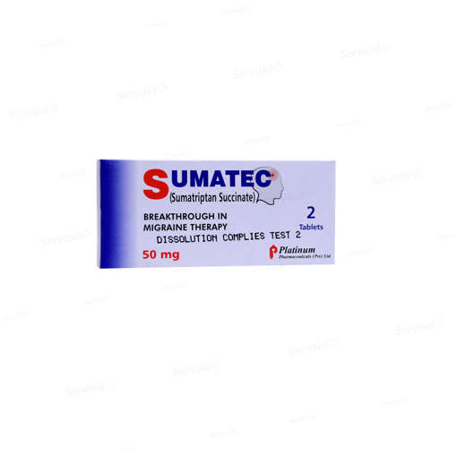 Picture of Sumatec 50mg Tab 2x1s