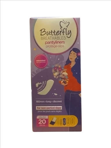Picture of Butterfly Breathables Liners 20s Unscented