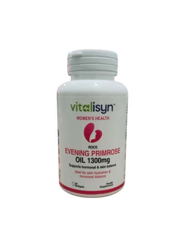 Picture of Vitalisyn Evening Primrose Oil 1300mg Softgels 30x1s